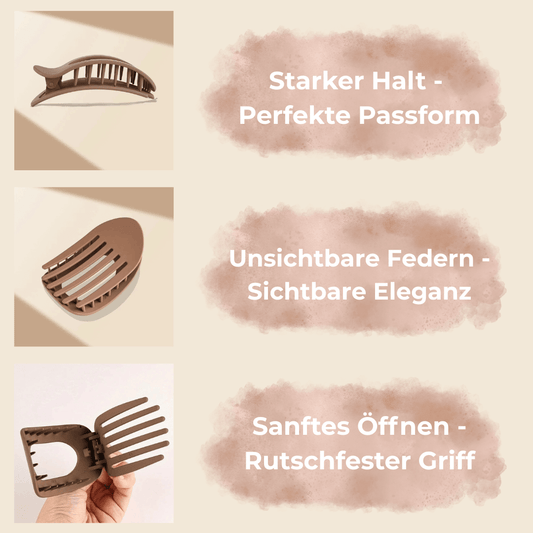 TASANO ÉLYNE - Elegante Haarklammer für angenehmes Tragegefühl