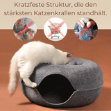 TASANO FELLY - Komfortable Katzenhöhle, die Krallen & Möbel schont