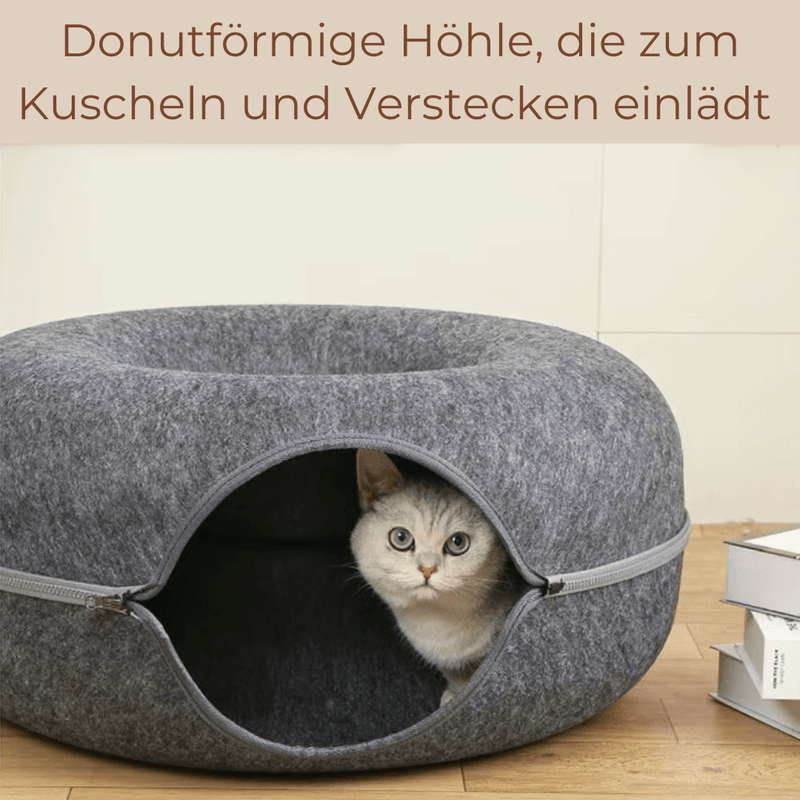 TASANO FELLY - Komfortable Katzenhöhle, die Krallen & Möbel schont