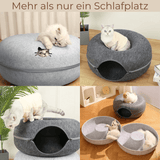 TASANO FELLY - Komfortable Katzenhöhle, die Krallen & Möbel schont