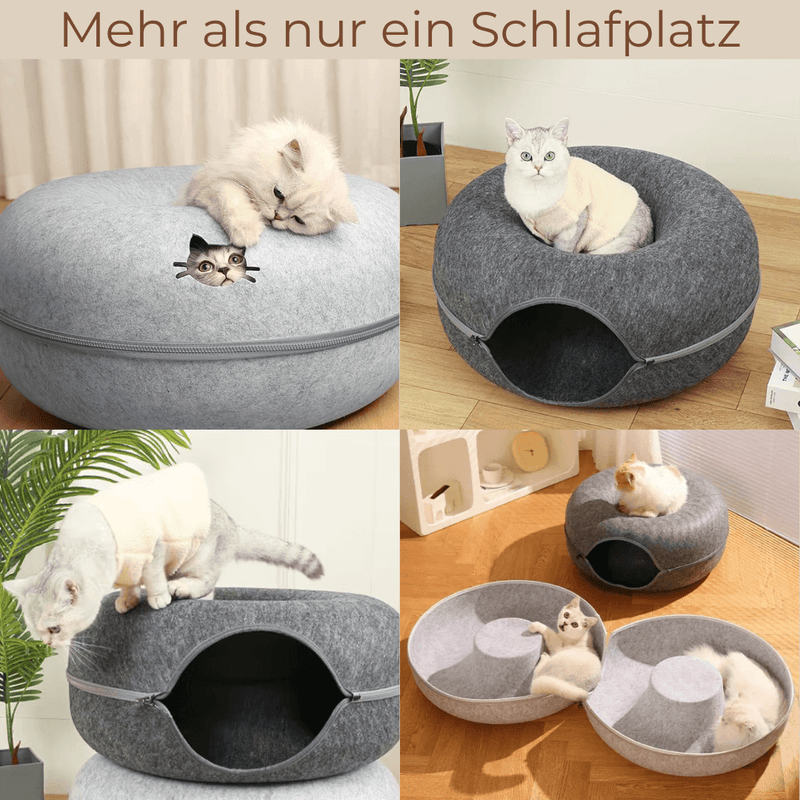 TASANO FELLY - Komfortable Katzenhöhle, die Krallen & Möbel schont